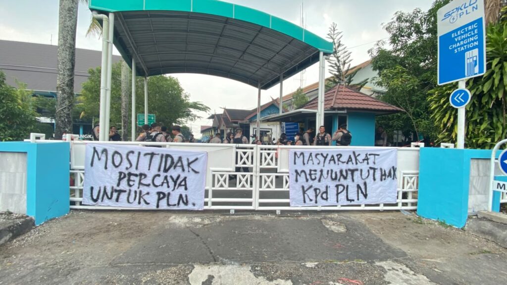 Aliansi Gerakan Palangka Raya Gelap, Tagih Janji PLN