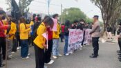 Ilustrasi Aliansi Masyarakat Kalteng Melawan Gelar Aksi di Kantor Gubernur, Tuntut Penanganan Karhutla Lebih Serius