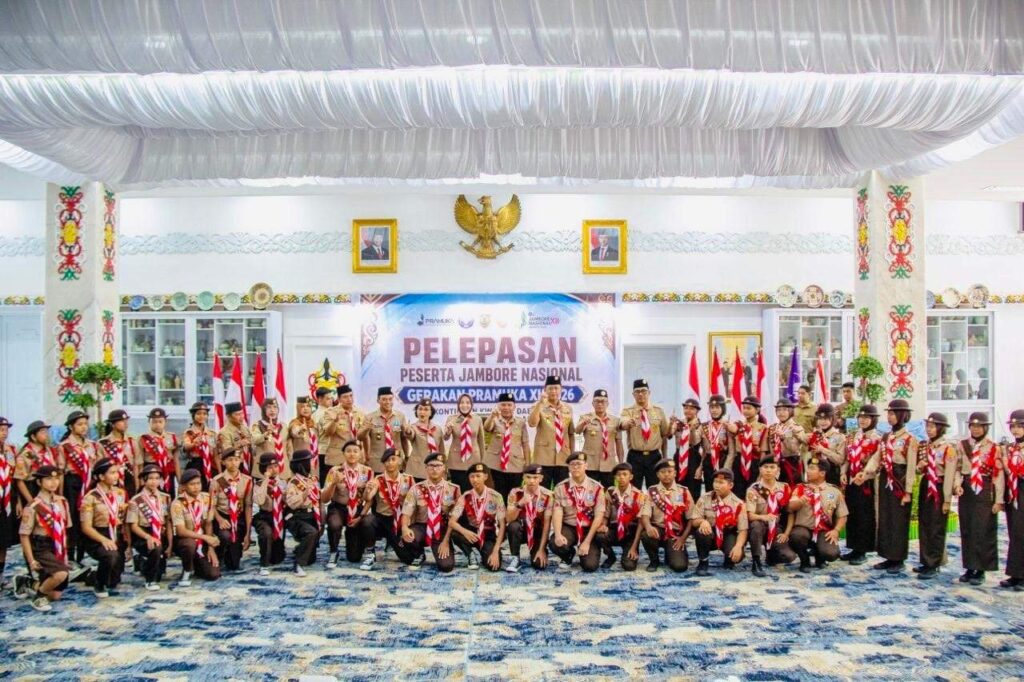 Gubernur Kalteng Lepas Kontingen Jamnas XII 2026