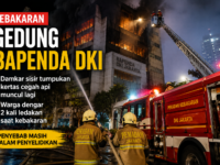 Gedung Bapenda DKI Terbakar