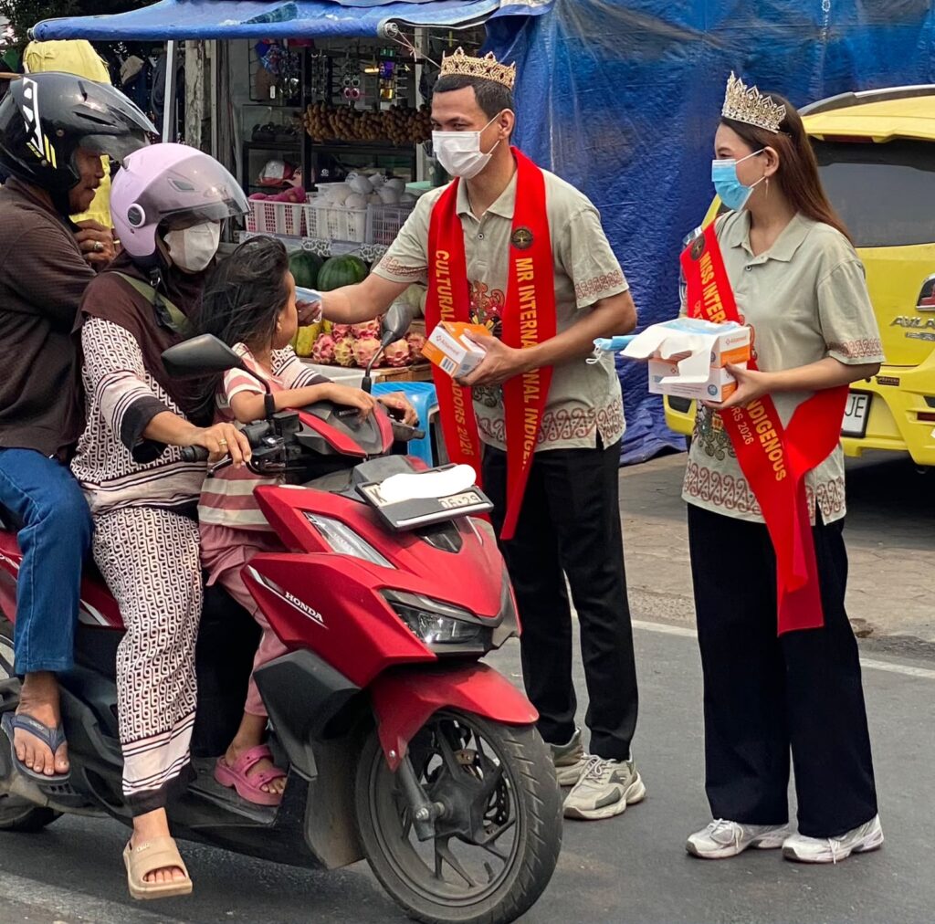 Di Tengah Kabut Asap, Duta Budaya Indigenous 2026 Ajak Masyarakat Peduli Kesehatan