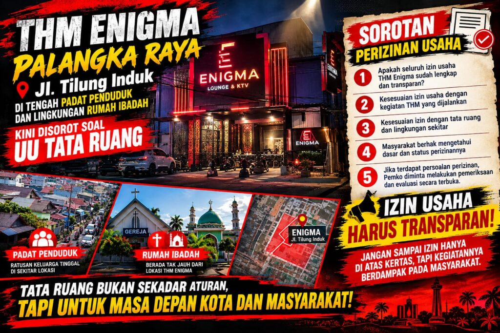 PPN Desak Kejelasan THM Enigma, Soroti Izin hingga Dampak Sosial